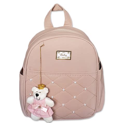 mochila de cista infantil de couro